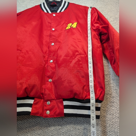 Men’s Jeff Gordon Size L Oversized Red Nascar Jacket Chase Authentic #24 Racing - Picture 6 of 11